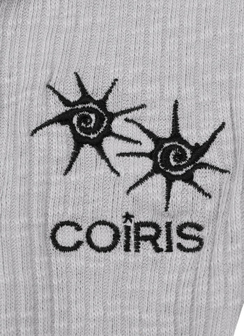 COIRIS - ROXI EYELET CORSET HALF T (灰色）T-C1042