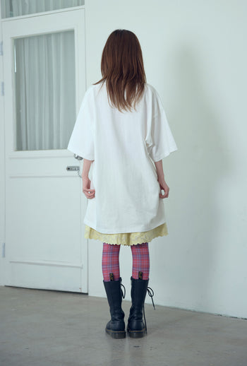 NICEGHOSTCLUB - star girl big big tee [白色] T-N1036