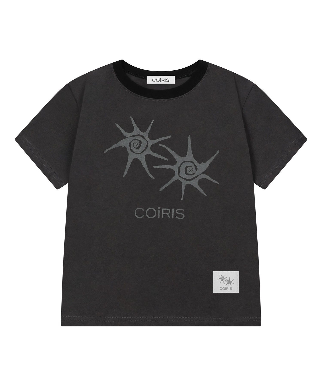 COIRIS - SOLUNA HALF T UNISEX 短袖T [灰棕] T-C1007