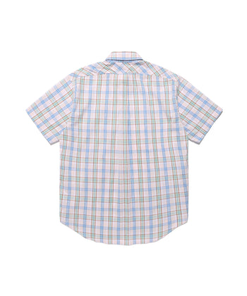 NICEGHOSTCLUB angel check big big half shirt 天使格紋大半身襯衫(粉色) T-N214