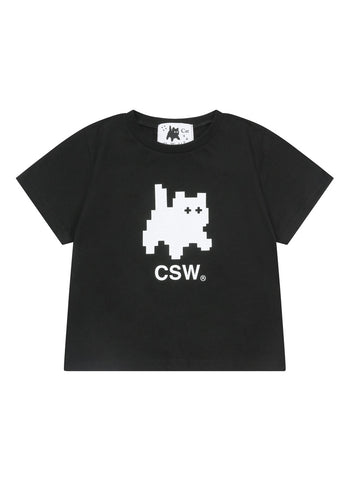 CSW - MELTING SIGNATURE LOGO HALF T T-C1002