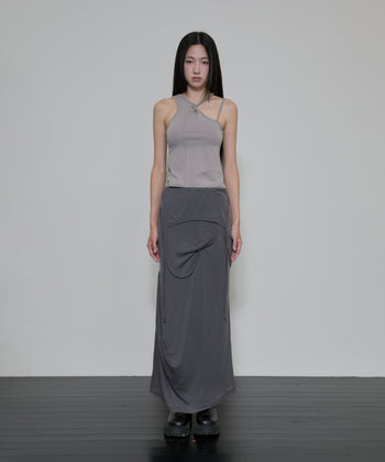 FLARE UP - Braided Sleeveless 編織無袖衫 T-F1088 (灰色)