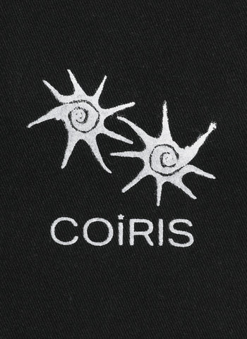 COIRIS - DREN BACK DIRTY LOGO 降落傘褲 [黑色] P-C157