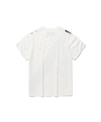 NICEGHOSTCLUB - ffats mix pattern tee [白色] T-N1038
