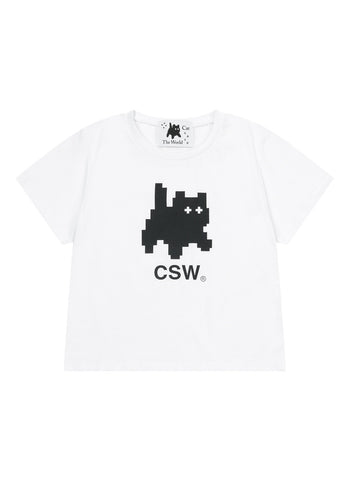 CSW - MELTING SIGNATURE LOGO HALF T T-C1002
