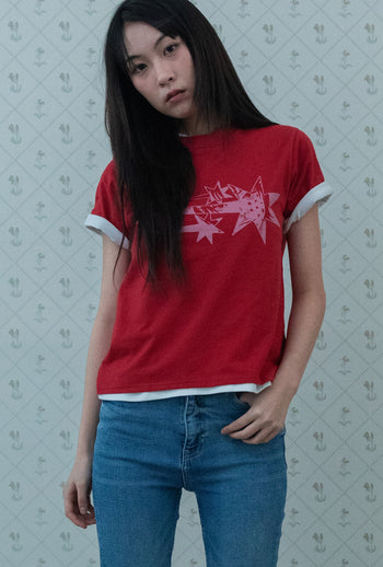 Niceghostclub -  ANIME STAR TEE 動漫星星T恤 [紅色] T-N219