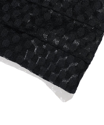 NICEGHOSTCLUB - ffats dot mesh turban beanie [黑色] AC-N67