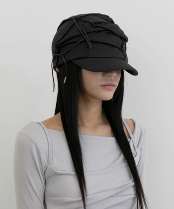 FLARE UP - Soi Draped Cap 垂褶帽 AC-F206 (黑色)