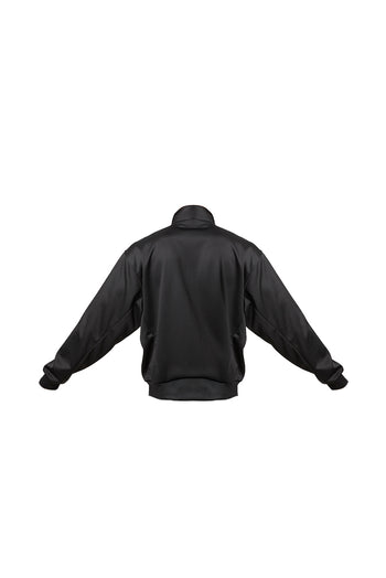 JOBDATASHEET - Basic Slim-Fit Stand-Collar Jacket with Leather Patch D58