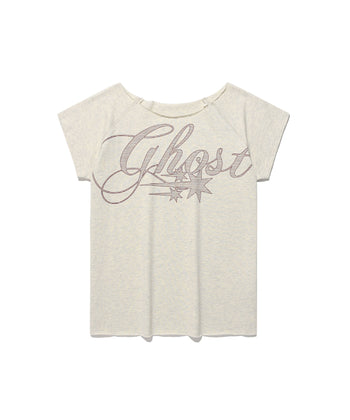 NICEGHOSTCLUB - ghost raw edge tee [黃色] T-N1037