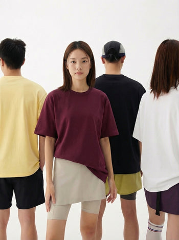 【GUBAN】T-T160 220G 彈力水果色涼感短袖