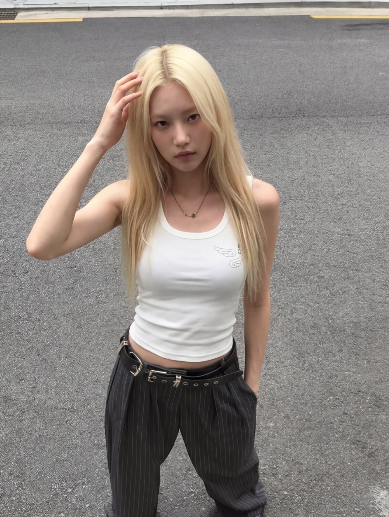 “MADE 𝗚𝘂𝗯𝗮𝗻 " 可愛 日常 翅膀 無袖 背心