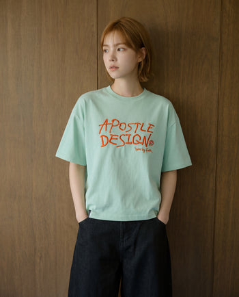 Apostle - 26SS RB-01 Raw Beauty Sketch Embroidered TEE