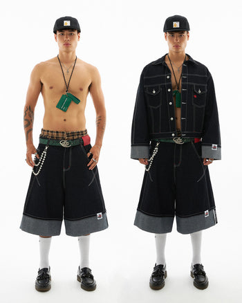 Insane® - Foldlock Raw Denim Jorts P-I175