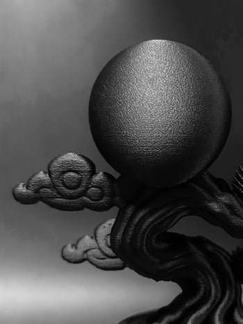 朽根造 - AC-K167 黑·盆系列｜松·月升