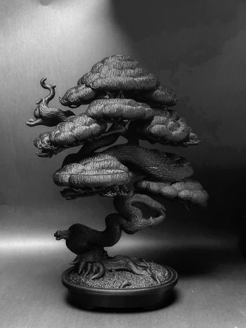 朽根造 - AC-K163 黑·盆系列｜穩·曲