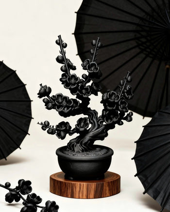 朽根造 - AC-K166 黑·盆系列｜枝·梅