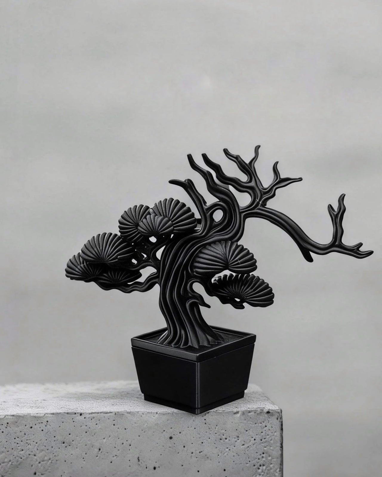 朽根造 - AC-K158 黑·盆系列｜靜·柏