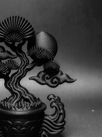 朽根造 - AC-K164 黑·盆系列｜浪·起