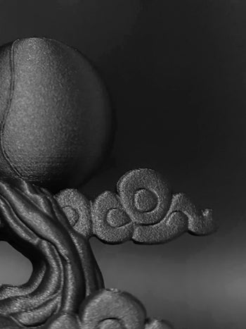 朽根造 - AC-K167 黑·盆系列｜松·月升