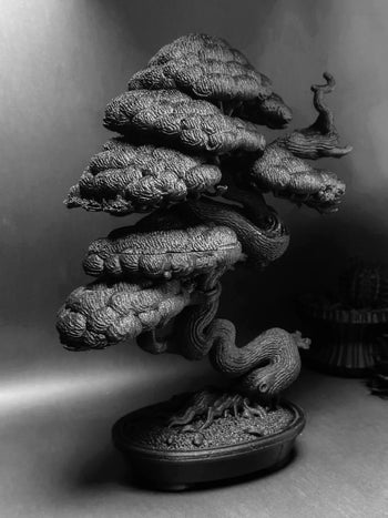 朽根造 - AC-K163 黑·盆系列｜穩·曲