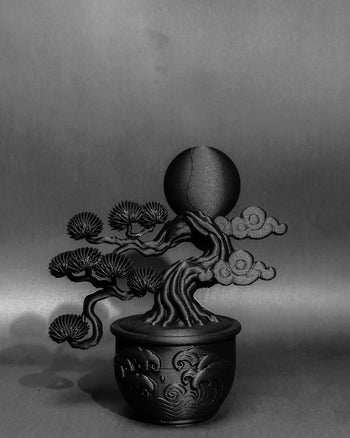 朽根造 - AC-K167 黑·盆系列｜松·月升