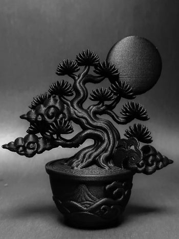 朽根造 - AC-K168 黑·盆系列｜朔月·雲