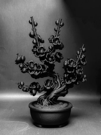 朽根造 - AC-K166 黑·盆系列｜枝·梅