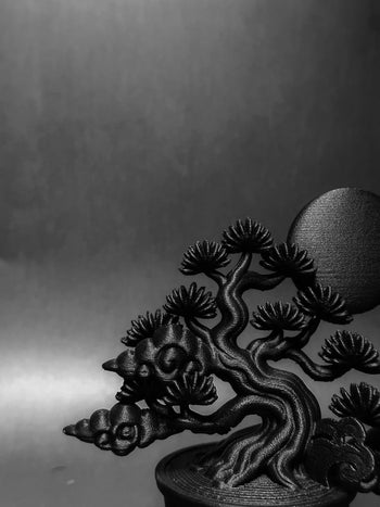 朽根造 - AC-K168 黑·盆系列｜朔月·雲