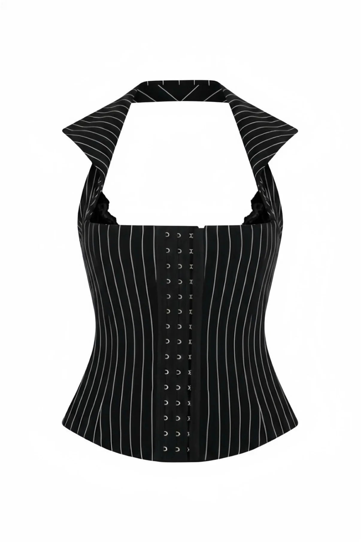 IUE STUDIO - BLACK “METANORIE" CORSET T-U1048