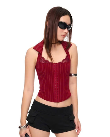 IUE STUDIO - RED "CHilli" CORSET T-U1054