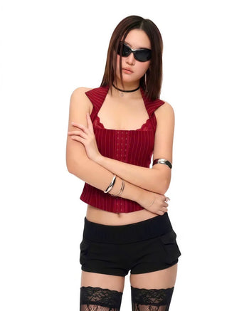 IUE STUDIO - RED "CHilli" CORSET T-U1054