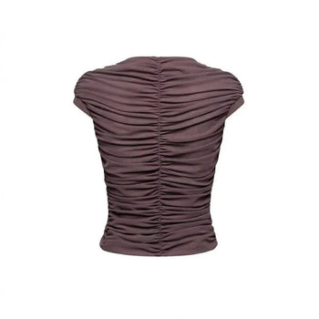 IUE STUDIO T-U204 MAMTOM "RUCHE" WAVY TOP