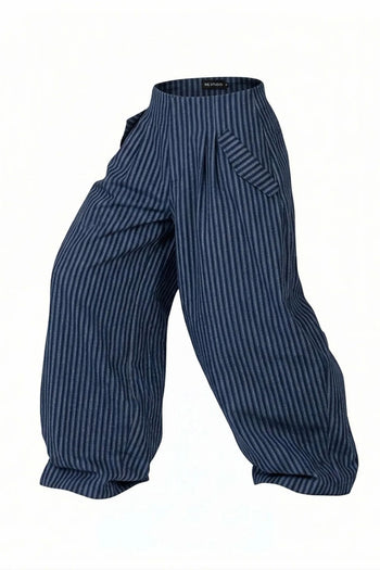 IUE STUDIO - P-U201 "BLUEBERRY" BAGGY PANTS