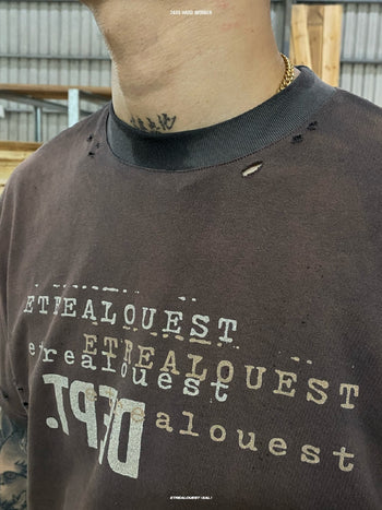 E'TREALOUEST - Dept.Vintage Destroyed Tee TP- 10785