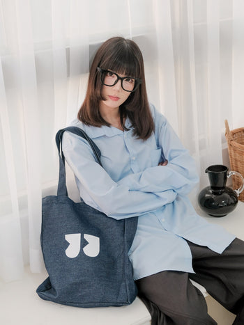 “MADE 𝗚𝘂𝗯𝗮𝗻 " DB-01 " 快速出貨 單寧 牛仔 通勤 大容量 托特包 逗號 單肩包