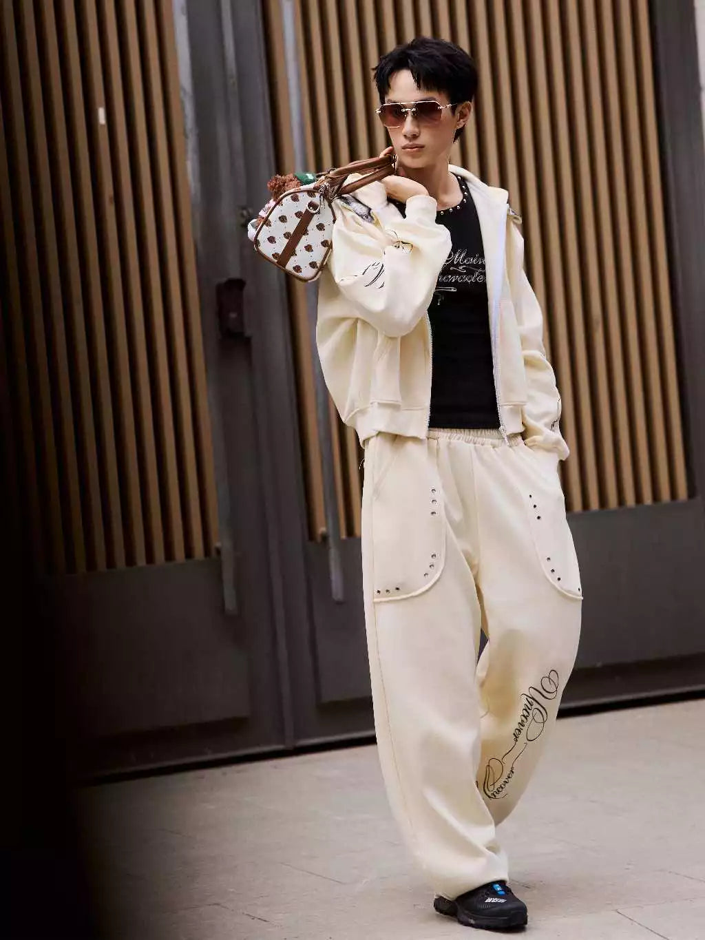 UNCOVER - TD- 562   Roma Fleece Zip Hoodie + Sweatpants