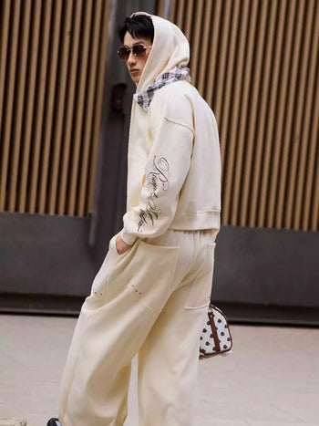 UNCOVER - TD- 562   Roma Fleece Zip Hoodie + Sweatpants