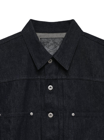 6CRAYON - 11.3oz Short Denim Jacket 短版牛仔外套 J-C100