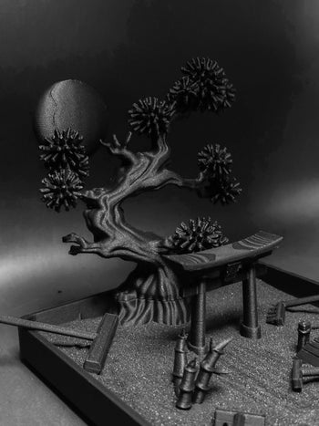 朽根造 - AC-K159 黑沉系列｜黑禪・小庭院